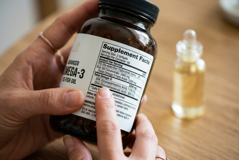 Analyzing Omega-3 supplement labels for EPA and DHA content